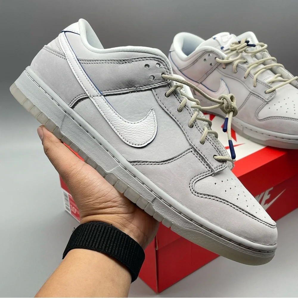 Nike Dunk Low Wolf Grey Pure Platinum Men's Sneaker DS 100% Authentic - Picture 1 of 16